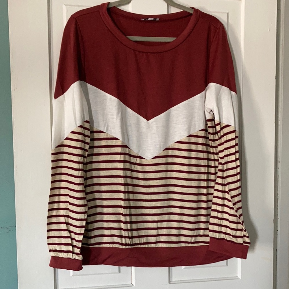 —XL white birch top